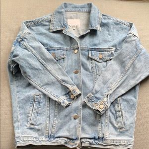 Oversized jean jacket